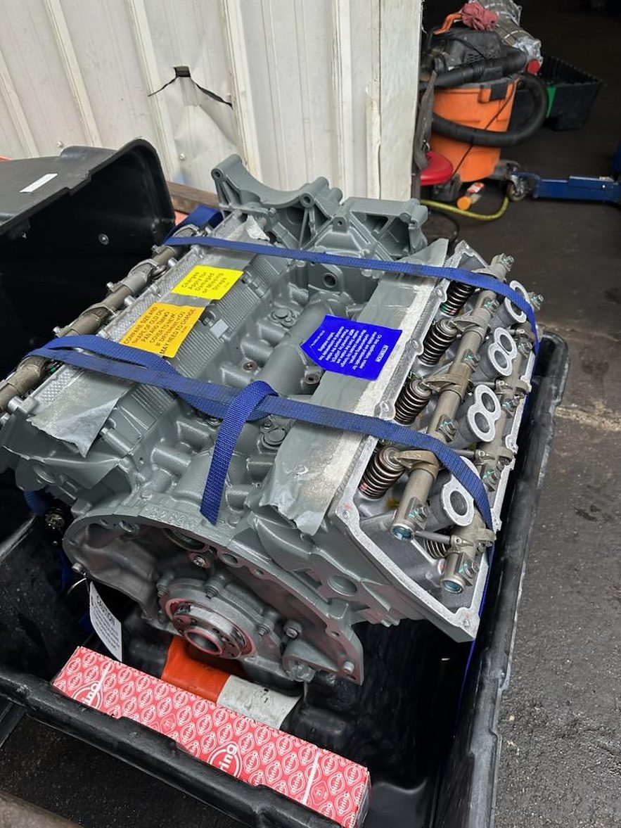 A transmission on the bench